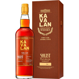 Виски Kavalan, "Solist" Port Cask, gift box, 0.7 л