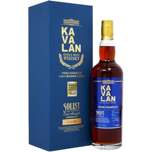 Виски Kavalan, "Solist" Vinho Barrique (57,1%), gift box, 0.7 л