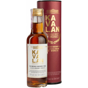 Виски Kavalan, Sherry Oak, in tube, 50 мл