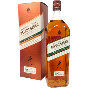 Виски Johnnie Walker, "Select Casks" Rye Cask Finish, 10 Years Old, gift box, 1 л