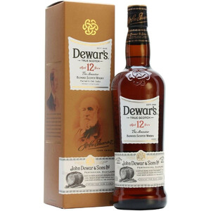 Виски "Dewar's" 12 years old, in box, 0.5 л