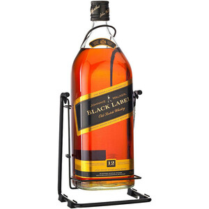 Виски Johnnie Walker, "Black Label", with cradle, in box, 3 л