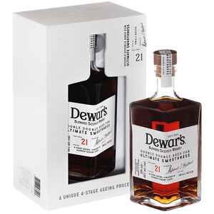 Виски "Dewar's", 21 Years Old, gift box, 0.5 л