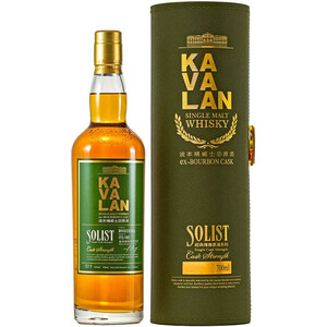 Виски Kavalan, "Solist" Ex-Bourbon Cask (57,1%), gift tube, 0.7 л