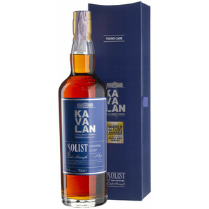 Виски Kavalan, "Solist" Vinho Barrique (55,6%), gift box, 0.7 л