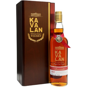 Виски Kavalan, "Solist" Manzanilla Single Cask (57,8%), wooden box, 0.7 л