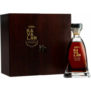 Виски Kavalan, "Solist" Amontillado Sherry Cask (57,1%), wooden box with glass, 0.95 л