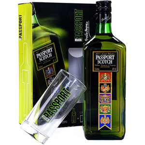 Виски "Passport" Scotch with glass, 0.7 л