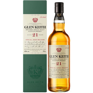 Виски "Glen Keith" 21 Years Old, gift box, 0.7 л