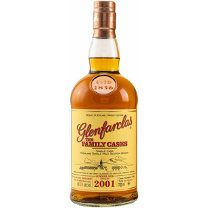 Виски Glenfarclas 2001 "Family Casks" (56,5%), 0.7 л