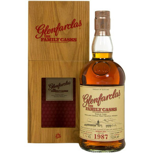 Виски Glenfarclas 1987 Family Casks (51.1%), in gift box, 0.7 л