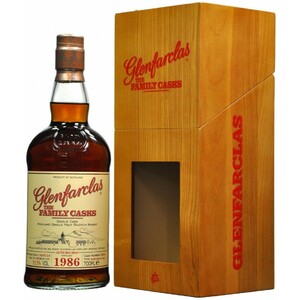 Виски Glenfarclas 1986 Family Casks (55,5%), in gift box, 0.7 л