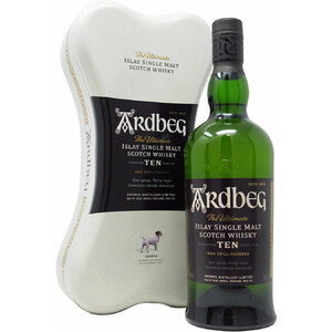 Виски "Ardbeg" 10 YO, Edition "Old Ardbone", metal box, 0.7 л