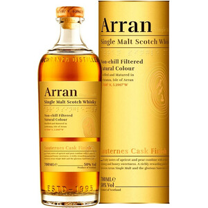 Виски Arran Sauternes Cask Finish, in tube, 0.7 л