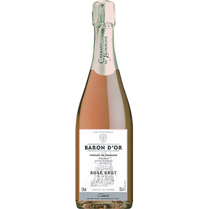 Игристое вино "Baron d'Or" Rose Brut, Cremant de Bordeaux AOC