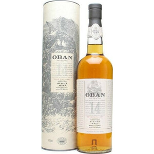 Виски "Oban" malt 14 years old, with box, 0.75 л