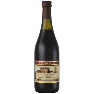 Игристое вино Vinispa, "Portobello" Lambrusco Rosso Amabile, Emilia Romagna IGT