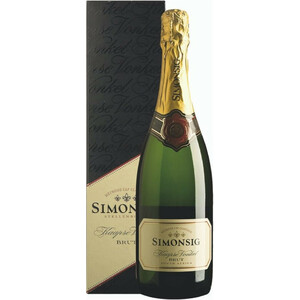 Игристое вино Simonsig, "Kaapse Vonkel" Brut, 2019, gift box