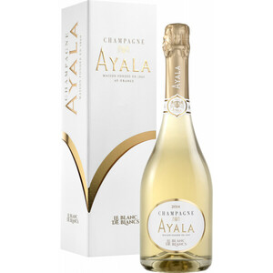 Шампанское Ayala, "Le Blanc de Blancs" Brut AOC, 2014, gift box