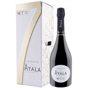 Шампанское "Ayala №7" Brut, Champagne AOC, 2007, gift box
