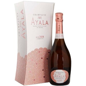 Шампанское Ayala, "Rose №8" Brut, gift box