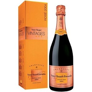 Шампанское Veuve Clicquot Vintage Rose 2004 in gift box