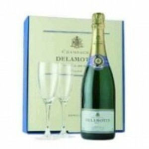 Шампанское Brut Champagne AOC, 2-glasses gift box