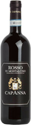 Вино Capanna, Rosso di Montalcino, Tuscany DOC, 2014