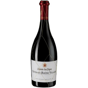 Вино "Chemin des Papes" Cotes du Rhone Villages AOC, 2019