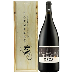 Вино Marrenon, "Orca" Vieilles Vignes, Cotes du Ventoux AOC, 2014, wooden box, 1.5 л