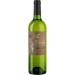 Вино "Domain de Menard". Demoiselle de Gascogne Colombard Ugni Blanc. Cotes de Gascogne IGP