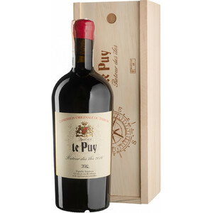 Вино Le Puy. "Retour des Iles". wooden box