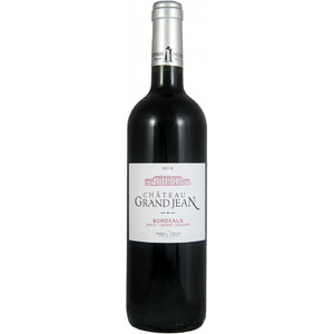 Вино "Chateau Grand Jean" Rouge, Bordeaux AOP, 2019