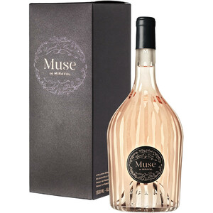 Вино "Muse de Miraval" Rose. Cotes de Provence AOC. gift box. 1.5 л