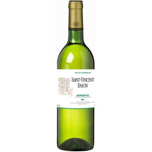 Вино "Saint-Vincent Baron" Blanc, Bordeaux AOC
