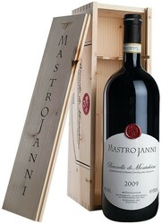Вино Mastrojanni. Brunello di Montalcino DOCG. wooden box. 1.5 л