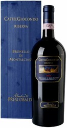 Вино Marchesi de Frescobaldi. "Castelgiocondo". Brunello di Montalcino DOCG Riserva. wooden box. 1.5 л