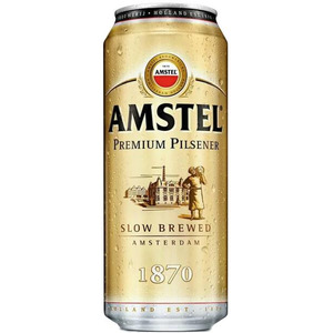 Пиво "Amstel" Premium Pilsener, in can, 430 мл