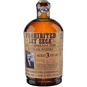 Виски Prohibited "Ley Seca" 3 Years Old, 0.7 л