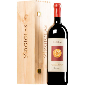 Вино "Korem", Isola dei Nuraghi IGT, 2018, wooden box, 1.5 л