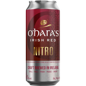 Пиво Carlow, "O'Hara's" Irish Red Nitro, in can, 0.44 л