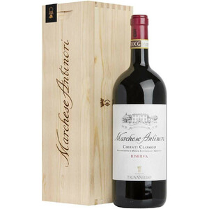 Вино "Marchese Antinori" Chianti Classico DOCG Riserva, 2018, wooden box, 1.5 л