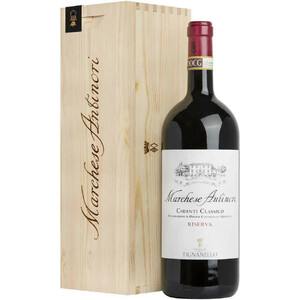 Вино "Marchese Antinori" Chianti Classico DOCG Riserva. wooden box. 1.5 л