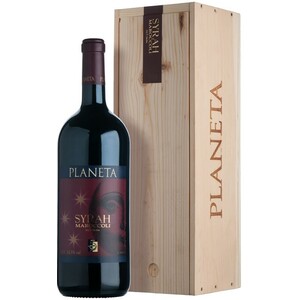 Вино Planeta, Syrah, Sicilia IGT, 2009, wooden box