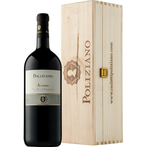 Вино Poliziano, "Asinone", Nobile di Montepulciano DOCG, 2018, wooden box, 1.5 л