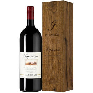 Вино Illuminati. Montepulciano d'Abruzzo "Riparosso" DOC. gift box. 3 л