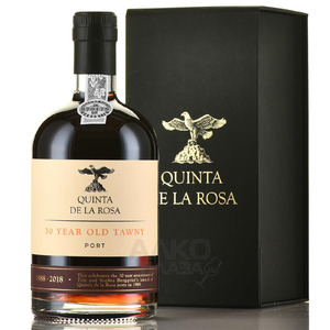 Портвейн Quinta De La Rosa, 30 Years Old Tawny Port, gift box, 0.5 л