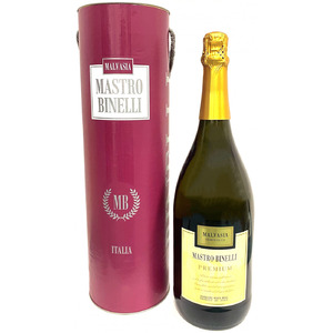 Игристое вино "Mastro Binelli" Malvasia Semidolce, gift tube, 1.5 л