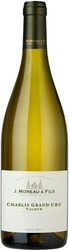 Вино J.Moreau & Fils. Chablis Grand Cru "Valmur" AOC. 1.5 л