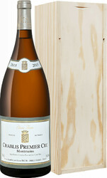Вино Olivier Tricon. Chablis Premier Cru "Montmains" AOC. wooden box. 1.5 л